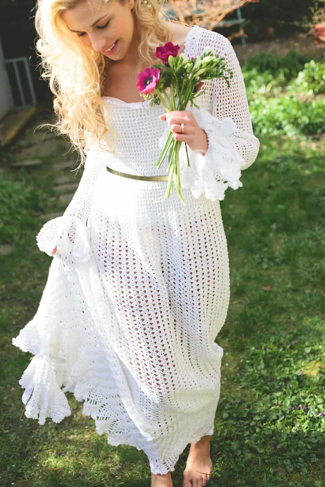 Crochet Wedding Dress (with crochet pattern)