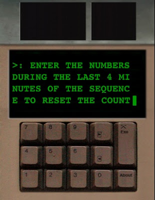 Enter the numbers during the last 4 minutes of the sequence to reset the countdown 