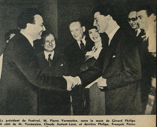 Gérard Philipe à Bruxelles (Cinémonde, 9 mars 1948)