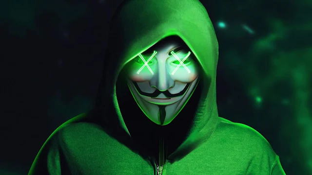 Wallpaper Green Hoodie Anonymus Mask, Hoodie Images, Hd Images