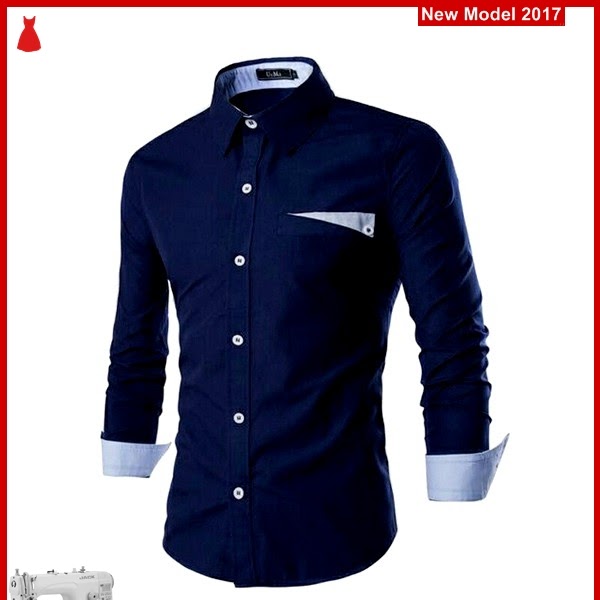 MSF0007 Model Kemeja Pria Stretch Hengky Murah 