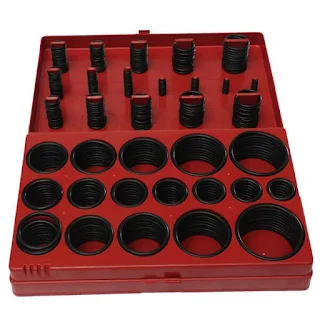 Rubber O Ring Seal Plumbing Garage Assortment Set With Case 419 pcs Kit Set hown - store