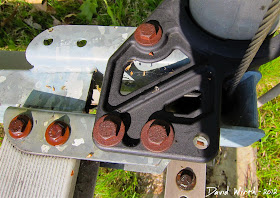 rusted bolts aluminum steel boat hoist shore station loosen