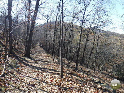 Long Path al oeste de la cima de Hook Mountain