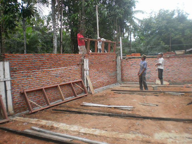 Proses Pembangunan Gedung Musholla Nurul Huda Dayo Tandun Riau