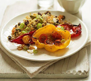 roasted peppers with quinoa recipe