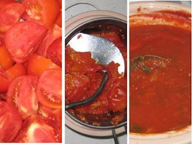 Steps in making pizza sauce