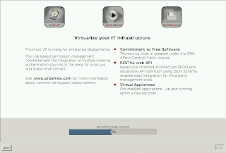 Proses instalasi Proxmox 2.3