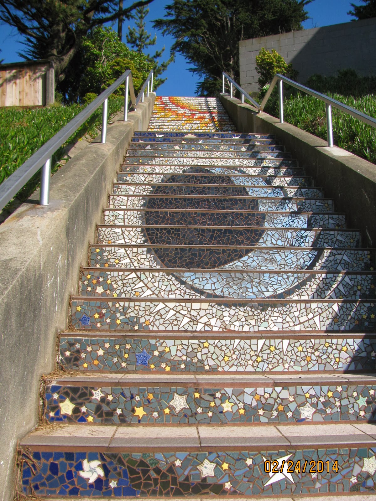 16th Street Stairs- Sun and Moon