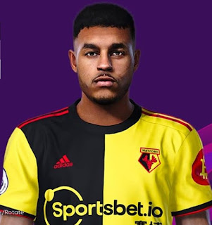 PES 2020 Faces Andre Gray V2 by Rachmad ABs