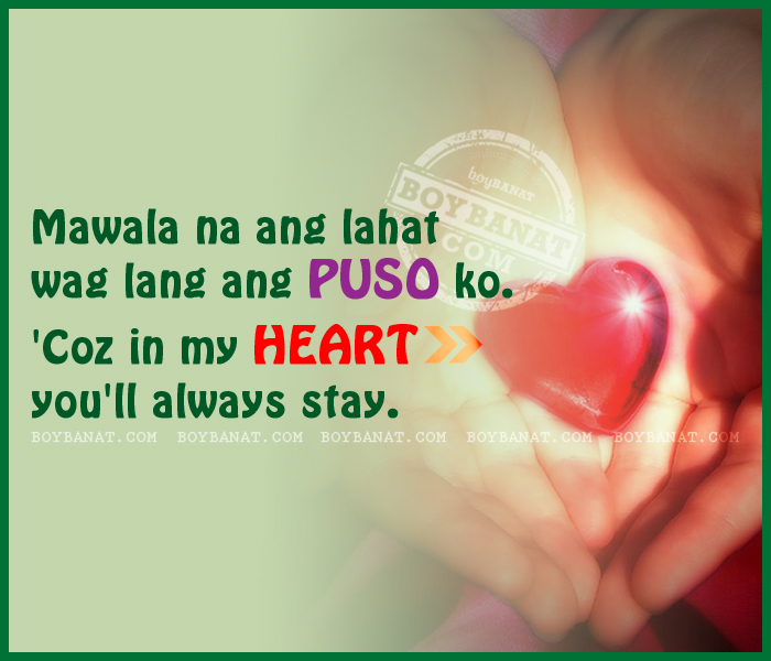 Sweet Love Quotes For Your Boyfriend Tagalog