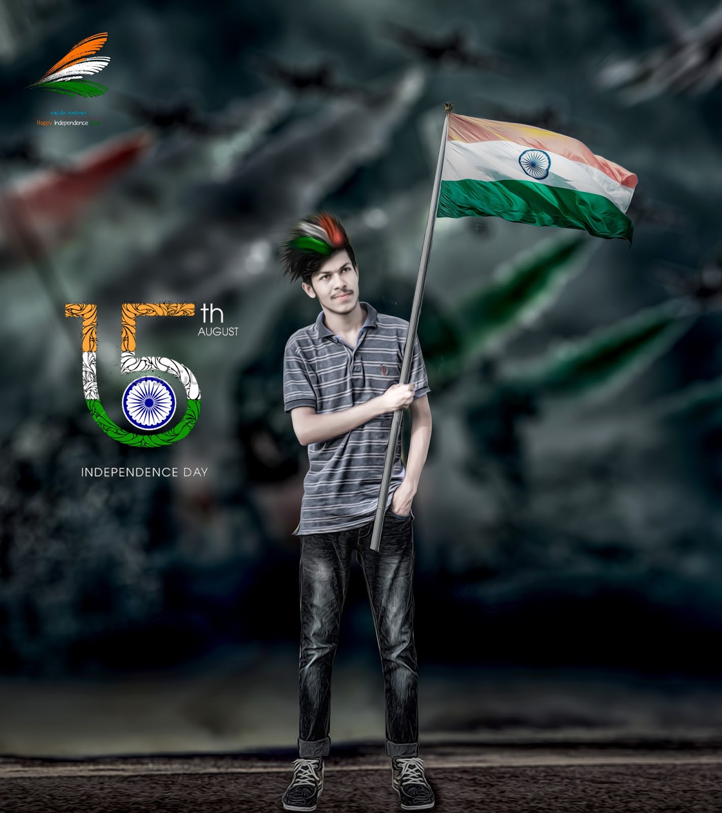 15 August Special Editing - Independence Day Special Photo 