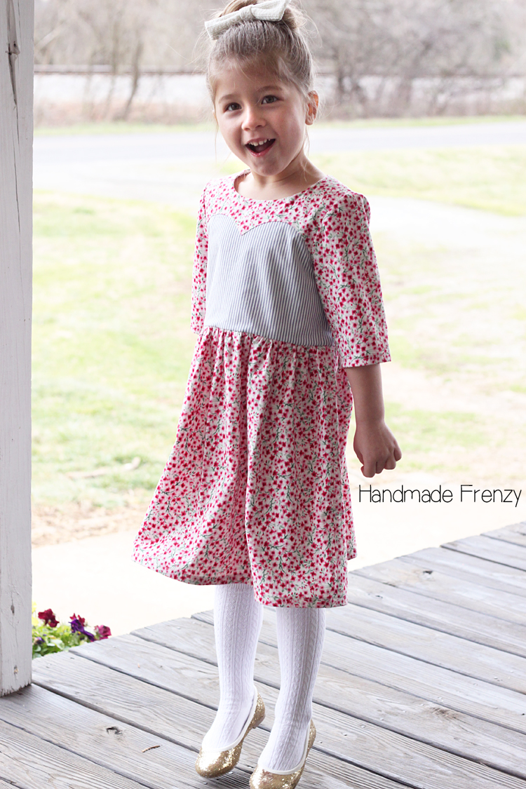 Floral & Stripe // Magrath Dress & Tunic Pattern