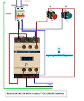 Rele contactor con paro marcha