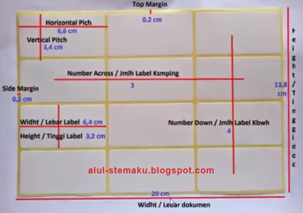 Cara Membuat Label  Undangan Sesuai Ukuran  Ms Word Alul 