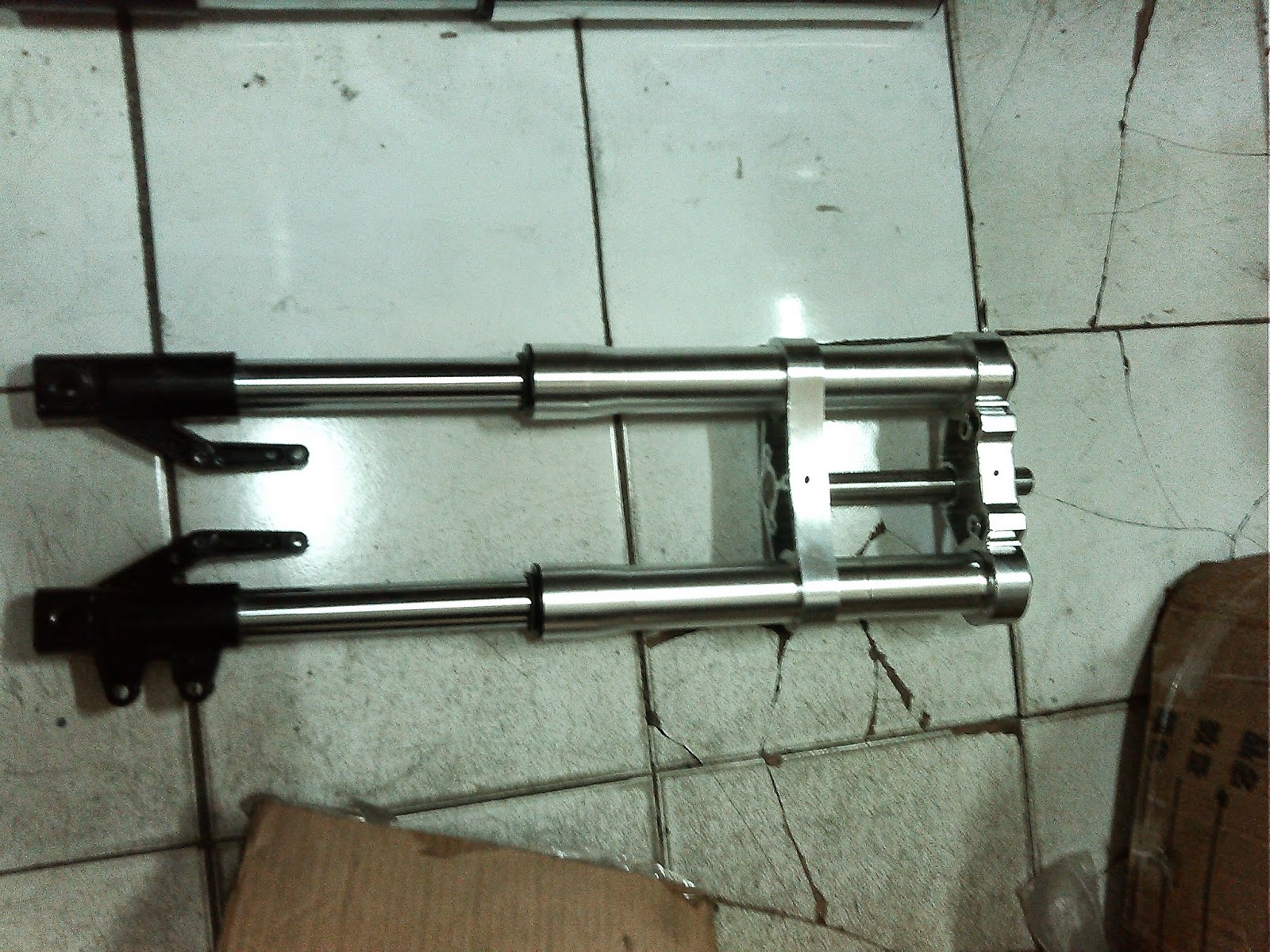 limbah motor trail jual shock depan mini trail