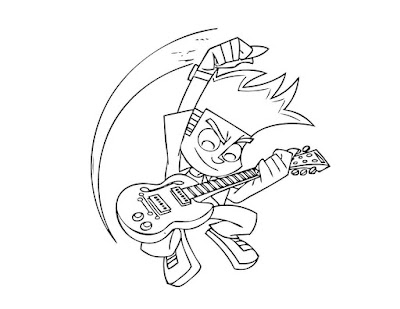 Desenhos do Johnny Test para Colorir e Imprimir – Dibujos para Colorear