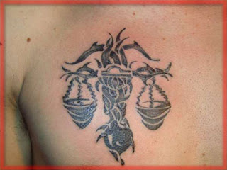 Zodiak Tattoos Gallery - Libra Tattoo 