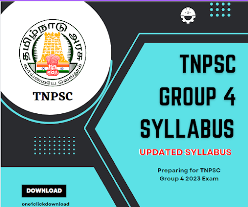 TNPSC Group 4 Syllabus  Download