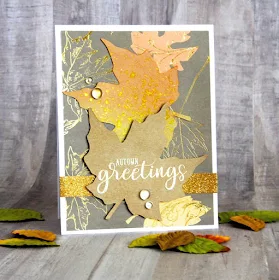 Sunny Studio Stamps: Autumn Greetings card by Carolyn Miranda