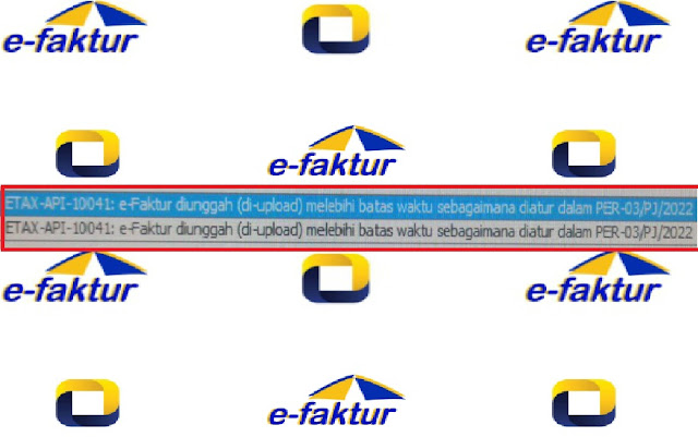 Solusi e-Faktur Error ETAX-API-10041