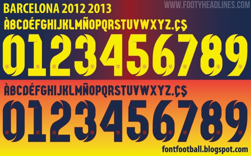 Insane: 2 Teams Use Barcelona 2013 Kit Font in 2023 Asian Cup - Footy ...