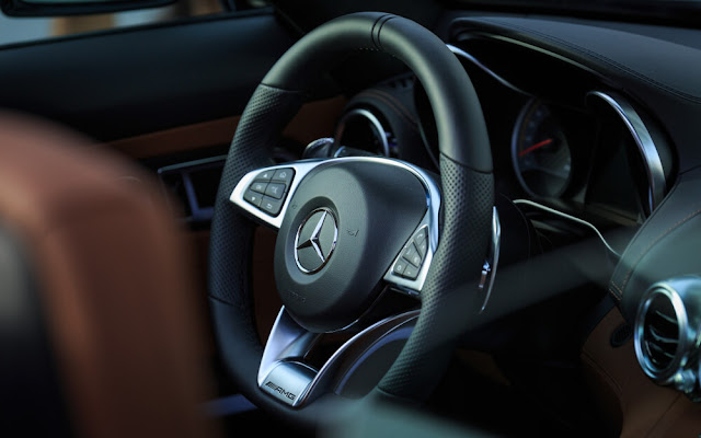 Mercedes-Benz car interior view