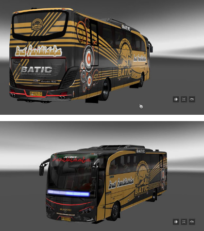 Livery BATIC bus indonesia ets2