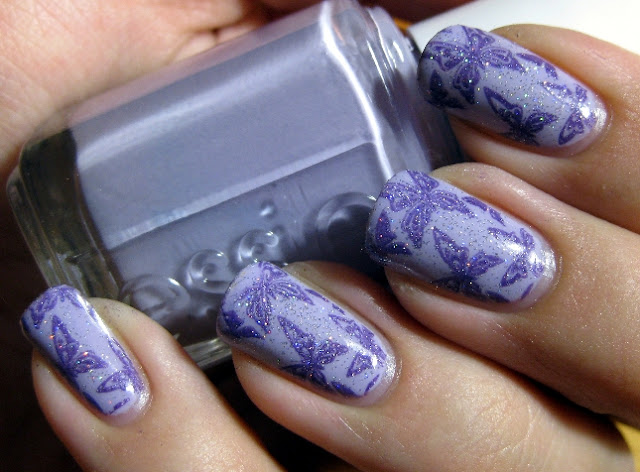 Essie Lilacism, A-England Lady of the Lake, China Glaze Fairy Dust, Bundlemonster