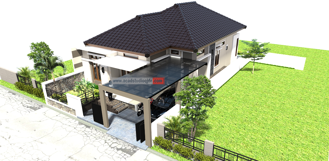  Desain  Rumah  Tropis Minimalis  di Lahan 10x20  meter Jasa 