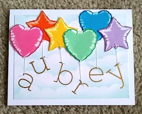 Sunny Studio Stamps: Bold Balloons Customer Card by Annalisa