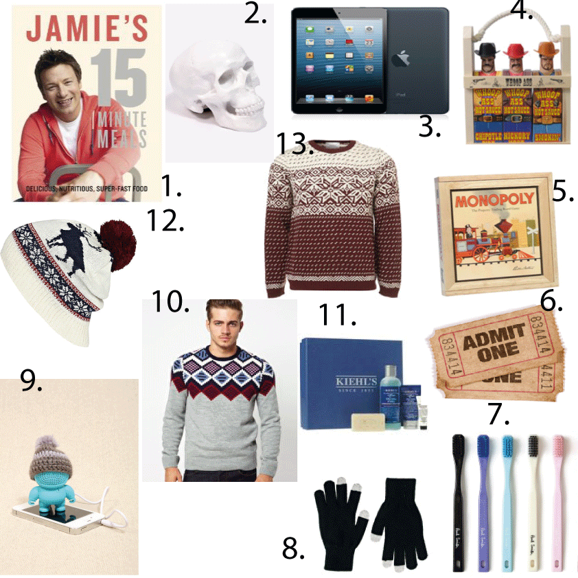 Presents for him for christmas
