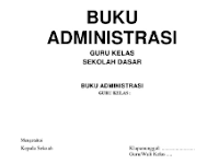 ADMINISTRASI GURU KELAS 1 K13 TAHUN AJARAN 2019/2020