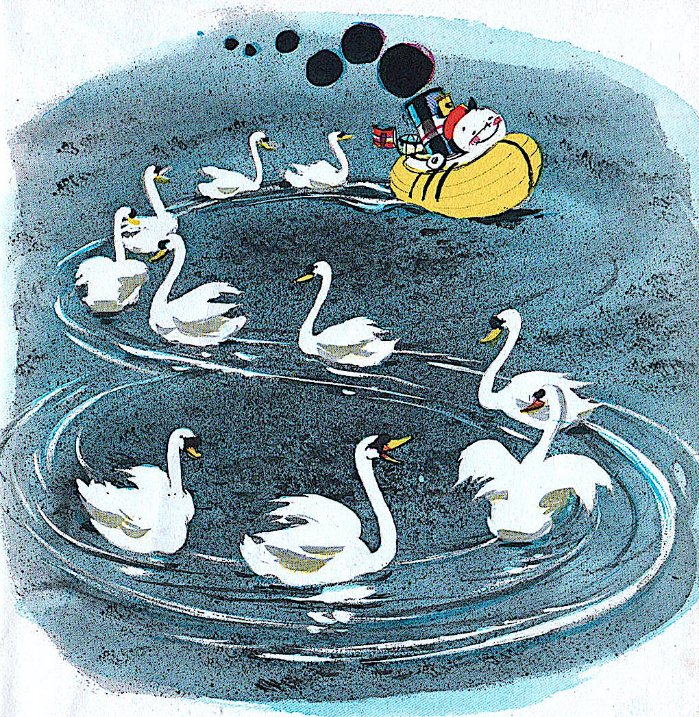 a Hardie Gramatky 1964 children's book illustration of 'Toot' the tugboat