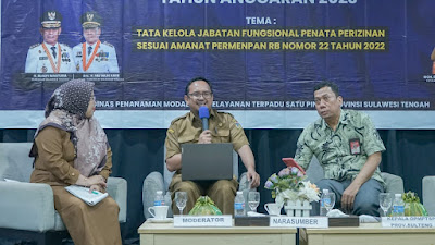 Rakor Penyelenggaraan PTSP se-Sulawesi Tengah, Ditjen Bina Adwil Kemendagri : ASN Bisa Kehilangan Jabatannya