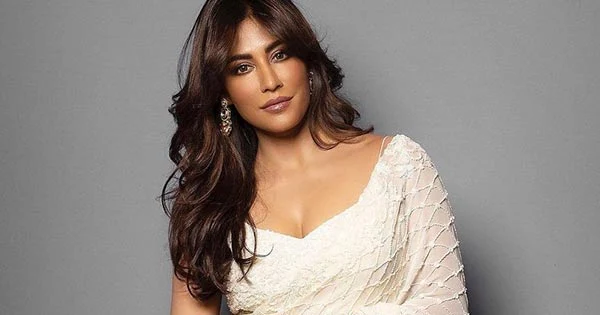 Chitrangada Singh white saree cleavage