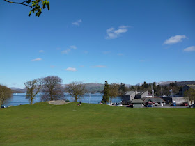 A view of Lake Windermere from the Pitch and Putt course at The Glebe in Bowness-on-Windermere