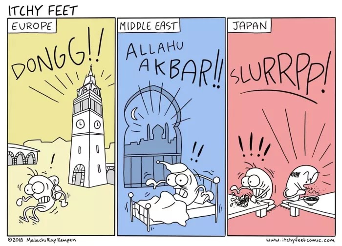 30 Hilarious Comics Depict The Differences Among Countries And Languages