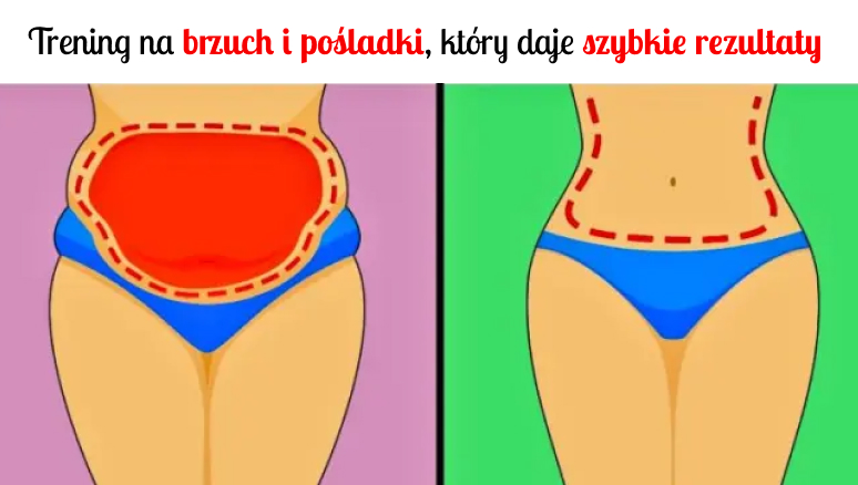 Jeden trening na brzuch i pośladki, który daje szybkie rezultaty