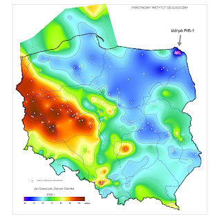 Temperatura Ziemi w Polsce Mapa