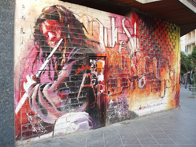  Spain graffiti ,  Design Art Mural, graffiti art, 