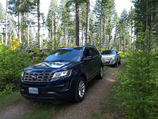 ford edge explorer trail driving off-road