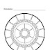 MANDALA PALA COLORIR 100