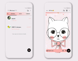 Cute Cat Theme For YOWhatsApp & Fouad WhatsApp By Mary Silva