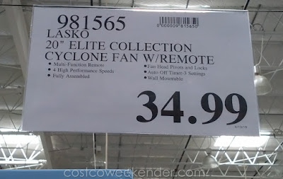 Deal for the Lasko Elite Collection Cyclone Fan at Costco