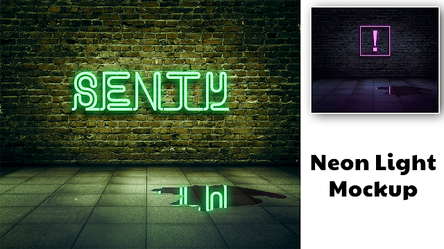 Neon Light Effect Mockup !! Neon Logo !! Neon art !! Neon Alphabet !! How to Generate Neon Light Effect in Photoshop