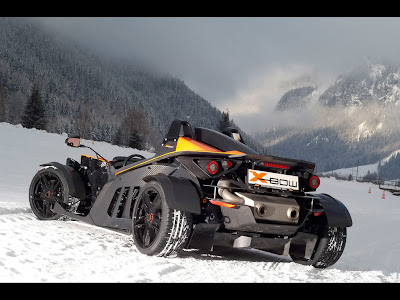 2009 KTM X-Bow in the snow
