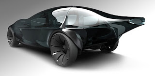 New Greats Moder Futuristic Design Drool Over Green Concept Car for Future