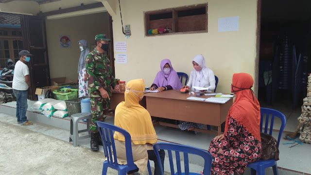 Peran Babinsa Dalam Penyaluran BPNT di wilayah Desa Binaanya