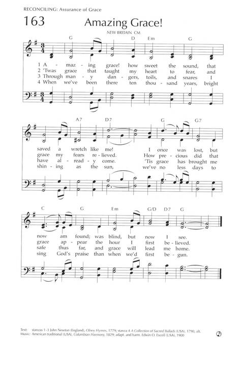 Amazing Grace HYMN LYRICS CHRISTIAN ROMAN CATHOLIC PRAYER SONGS LYRICS